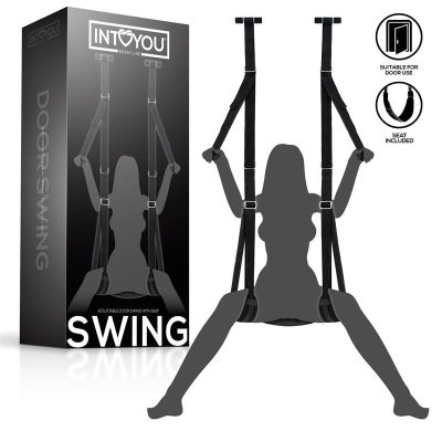 Adjustable Door Swing with Legs Support & Seat