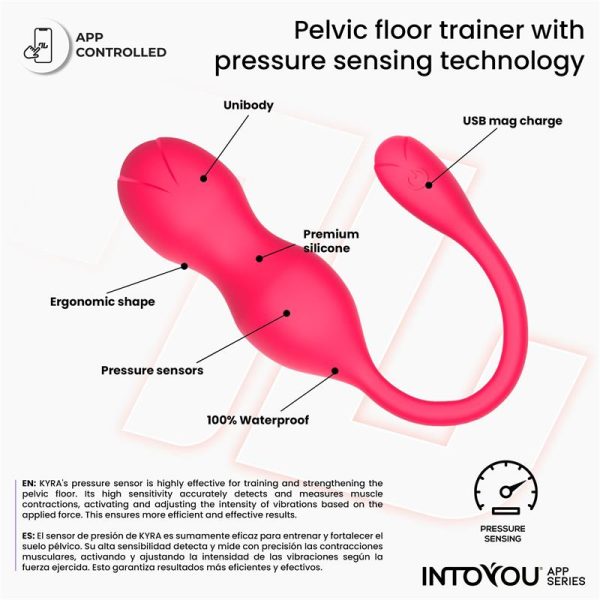 Kyra Entrenador de Suelo Pélvico con Sensor de Presión y App - imagen 3