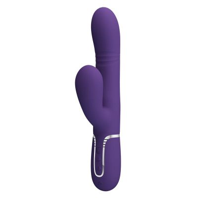 Mariana Vibrador 4 en 1 Silicona Morado
