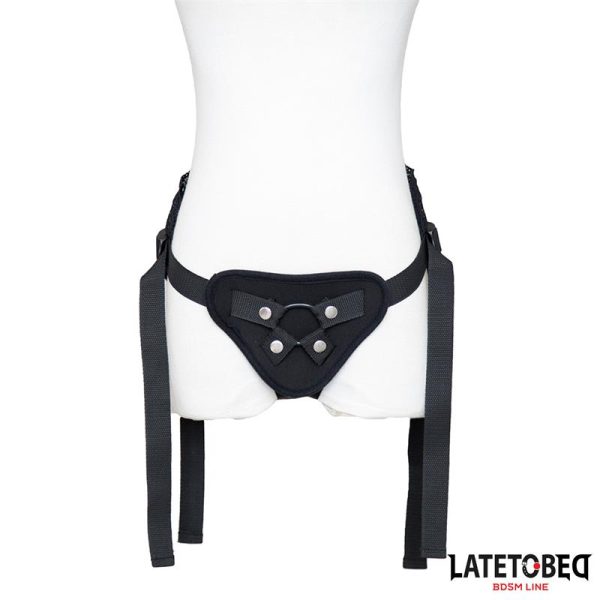 Arnés Strap On Encaje con Anillo Silicona Ajustable