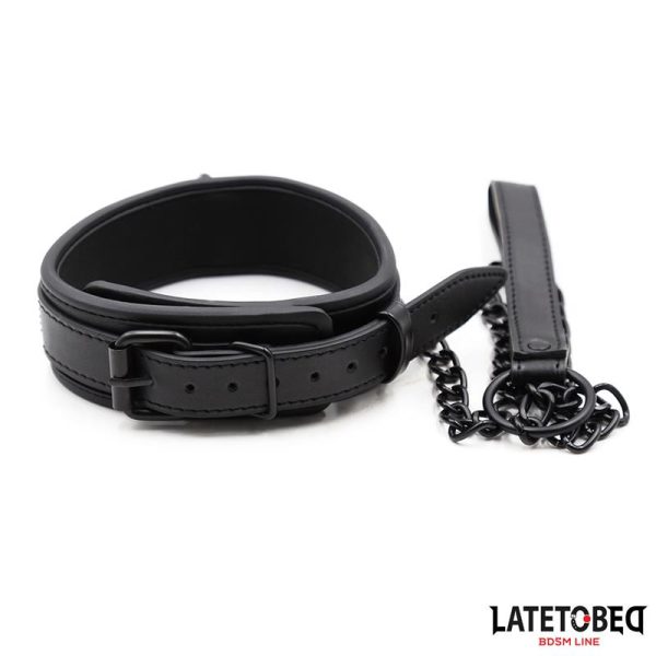 Collar y Correa Neopreno Negro - imagen 4