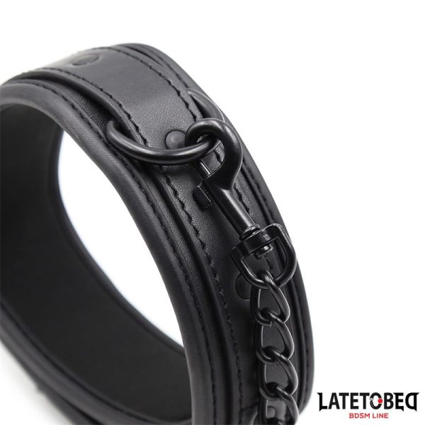 Collar y Correa Neopreno Negro - imagen 5