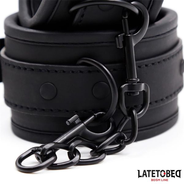 Esposas Neopreno Ajustables Negro - imagen 5