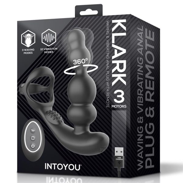 Klark Plug Anal Oscilante con Vibración y Mando a Distancia - imagen 6