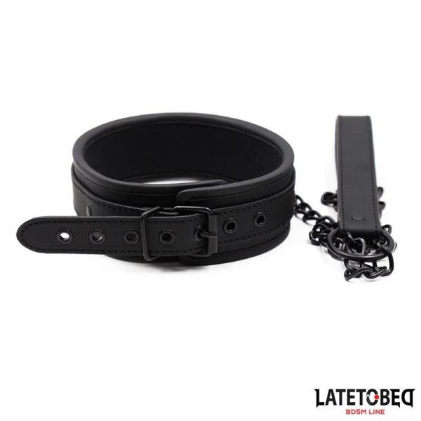 Set Collar y Correa Neopreno Negro - imagen 2