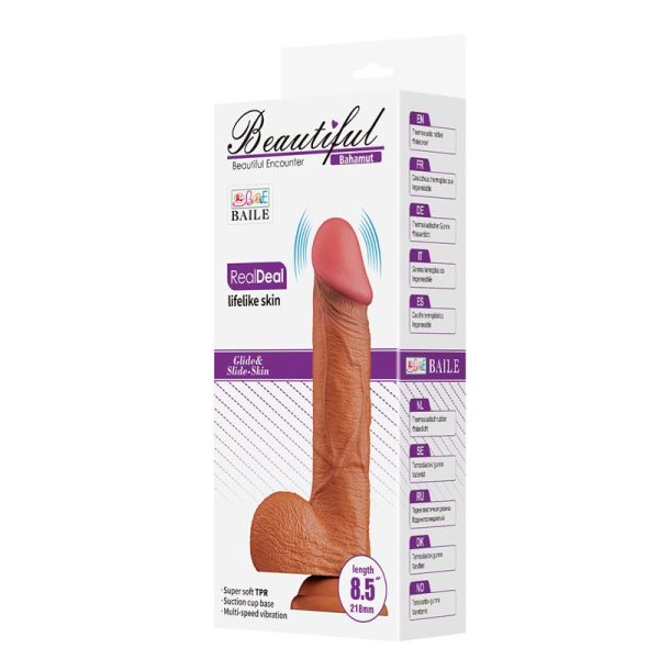 Bahamut Dildo con Vibración y Control Remoto 8.5 - imagen 9