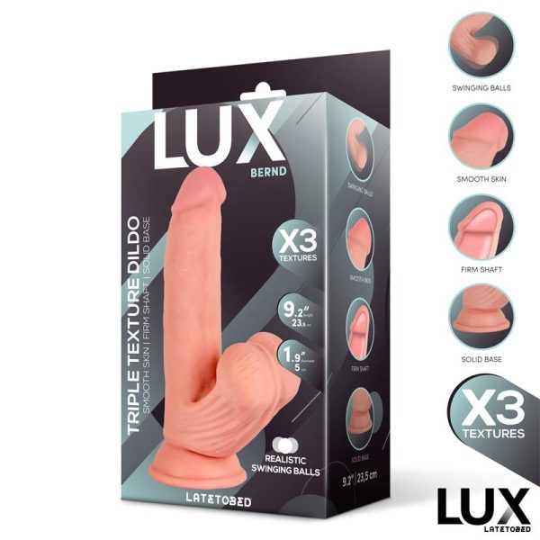Bernd Dildo Triple Densidad con Testículos Oscilantes 9.2 - imagen 2