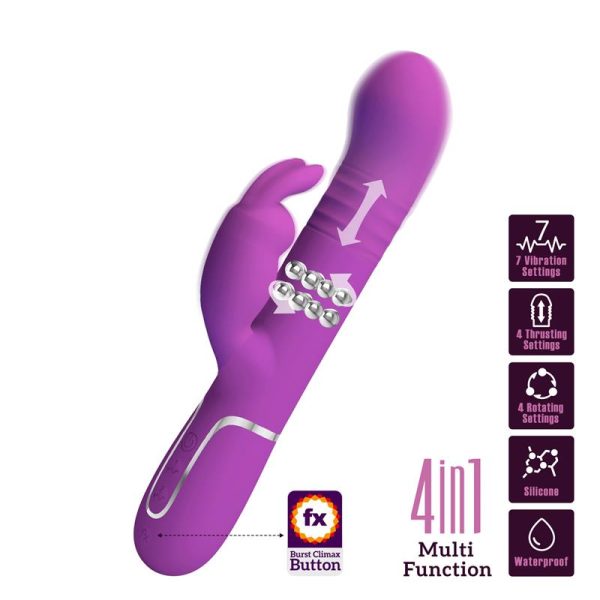 Coale Vibrador con Bolas Rotatorias y Up and Down