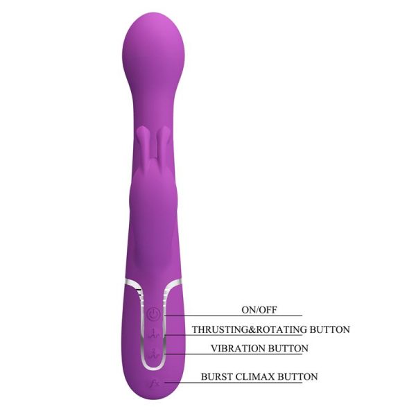 Dejon Vibrador con Thrusting y Rotación Twinkled - imagen 6