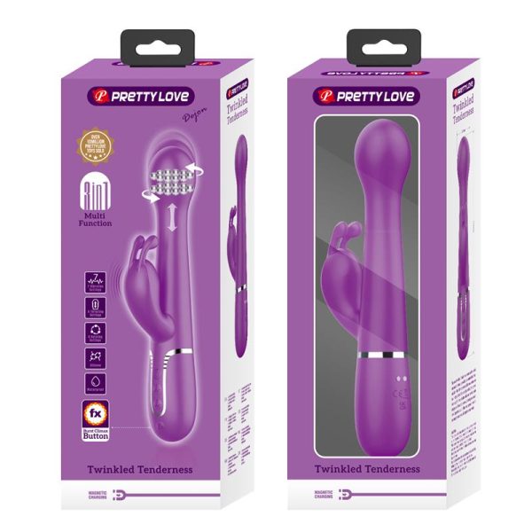 Dejon Vibrador con Thrusting y Rotación Twinkled - imagen 10