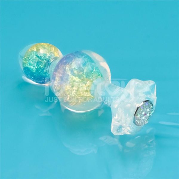 Gemoria Plug Anal de Silicona con Centro de Cristal Multicolor - imagen 3