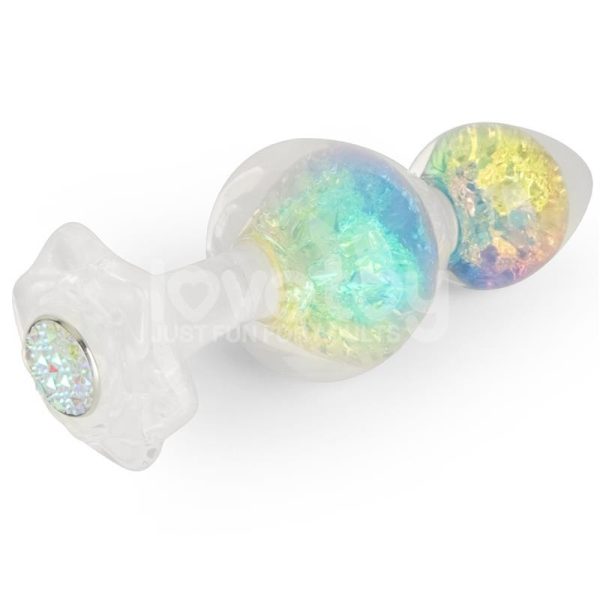 Gemoria Plug Anal de Silicona con Centro de Cristal Multicolor - imagen 4