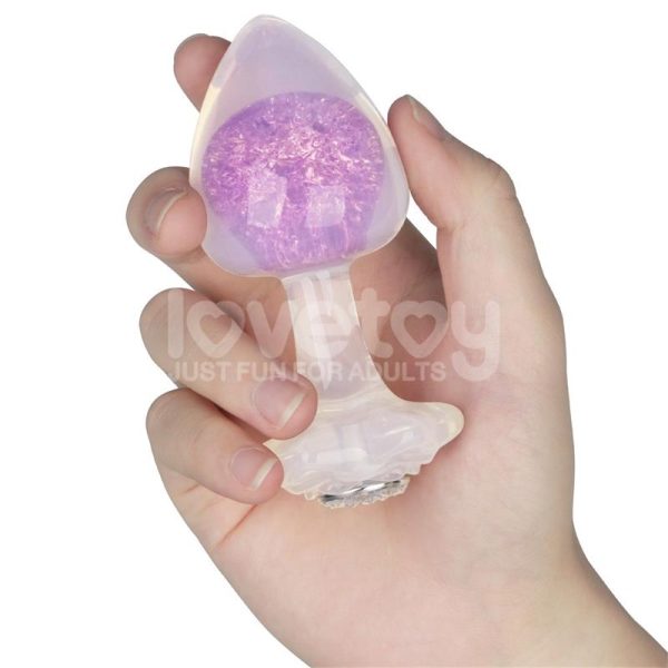 Gemoria Plug Anal de Silicona con Esfera de Cristal - imagen 2