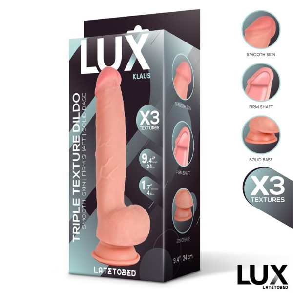 Klaus Dildo Triple Densidad con Testículos 9.4 - imagen 2