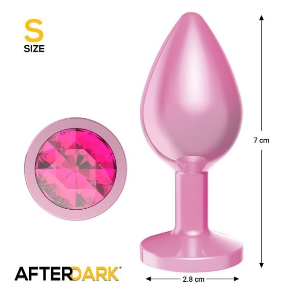 Plug Anal Anodizado Rosa con Joya Talla S - imagen 2