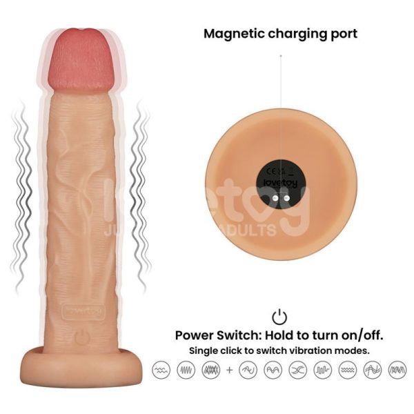 Power Basics Dildo con Vibración 10 - imagen 3