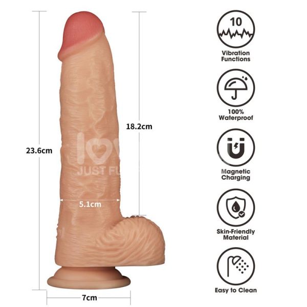 Power Basics Dildo con Vibración 9.5 - imagen 12
