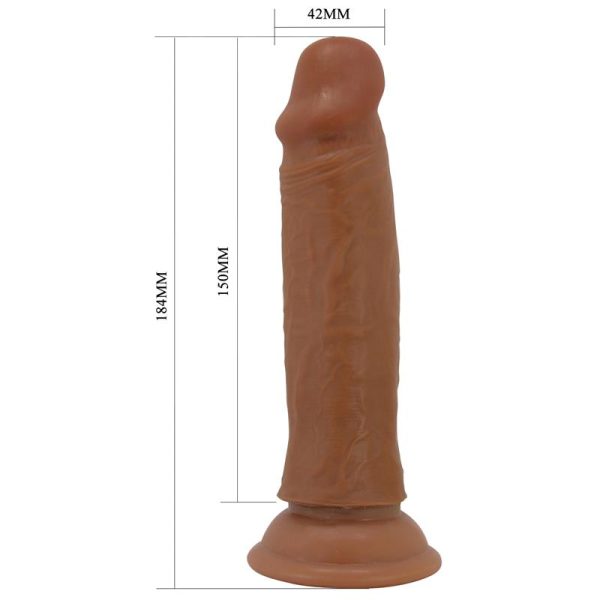 Quentin Dildo con Piel Deslizante-Retractil 18.4 cm - imagen 8
