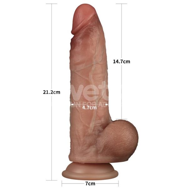 Sliding Pro Dildo Piel Deslizante-Retractil Dual Layer 8.5 - imagen 11