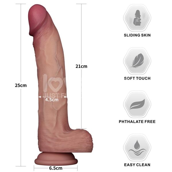 Sliding PRO II Dildo Piel Deslizante-Retractil Dual-layer 10 - imagen 3