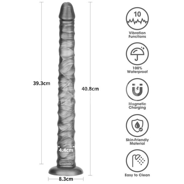 Vibrax Slider DIldo Anal con Vibración King Sized 16 - imagen 7