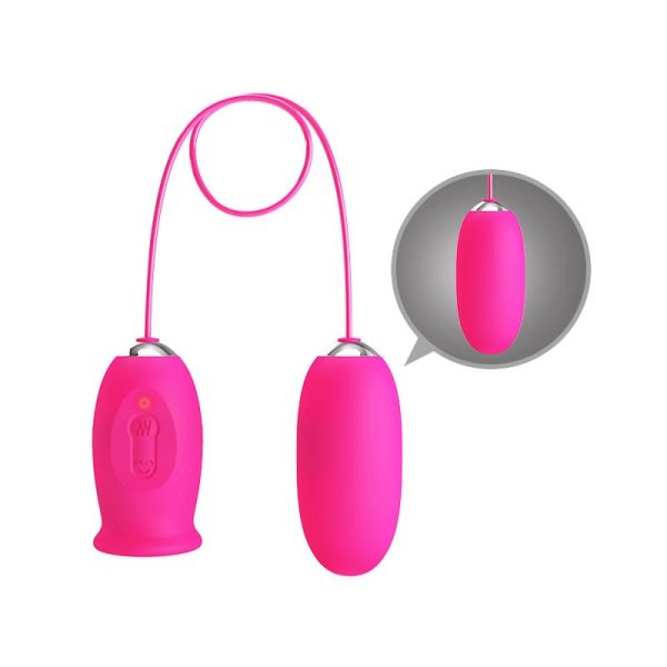 Daisy Huevo Vibrador y Lengua Estimuladora Rosa - imagen 2