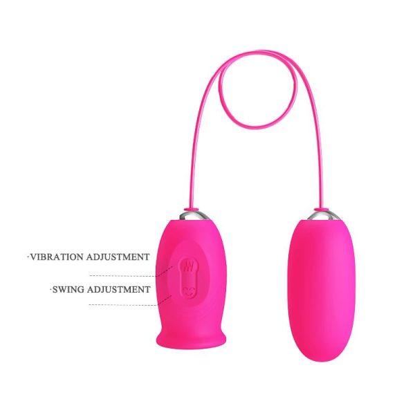 Daisy Huevo Vibrador y Lengua Estimuladora Rosa - imagen 3