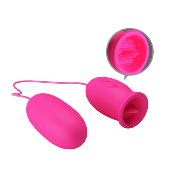 Daisy Huevo Vibrador y Lengua Estimuladora Rosa - imagen 9