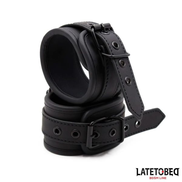 Esposas con Cadena Negro Sólido - imagen 6
