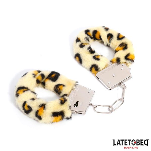 Esposas de Metal con Pelo Animal Print Leopardo - imagen 12