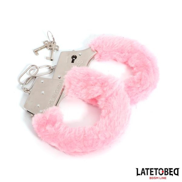 Esposas de Metal con Pelo Rosa - imagen 7