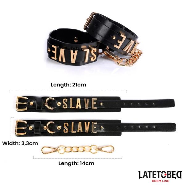 Esposas ESLAVE con Cadena Dorada - imagen 9