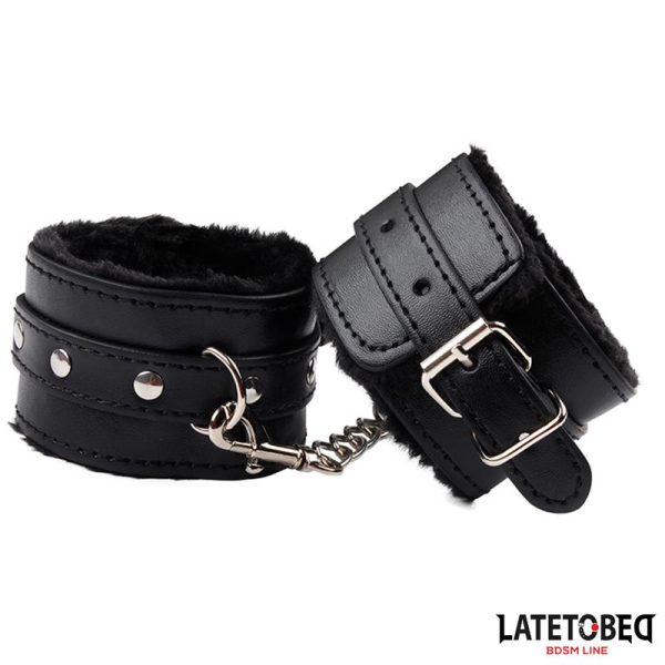 Esposas para Tobillos con Pelo Negro