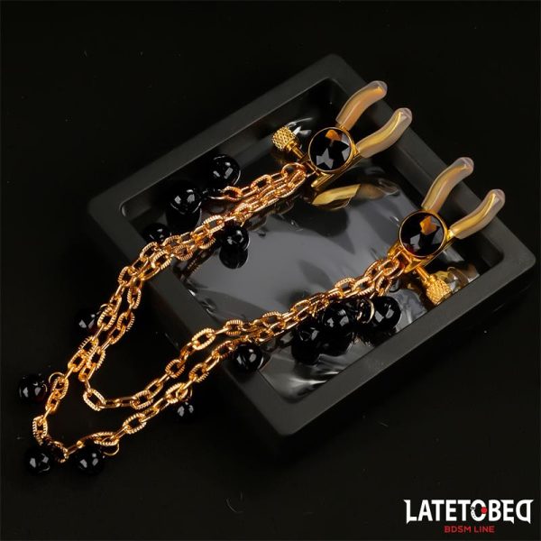 Pinzas para Pezones con Cadena y Cascabeles - imagen 2