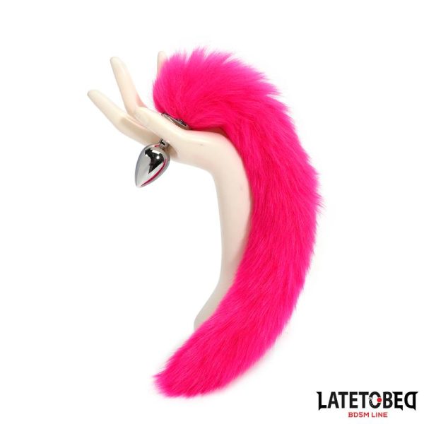 Plug Anal con Cola Hot Pink - imagen 2