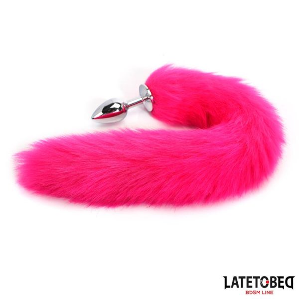 Plug Anal con Cola Hot Pink - imagen 4