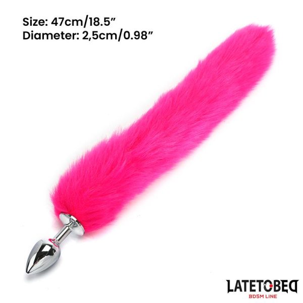 Plug Anal con Cola Hot Pink - imagen 8