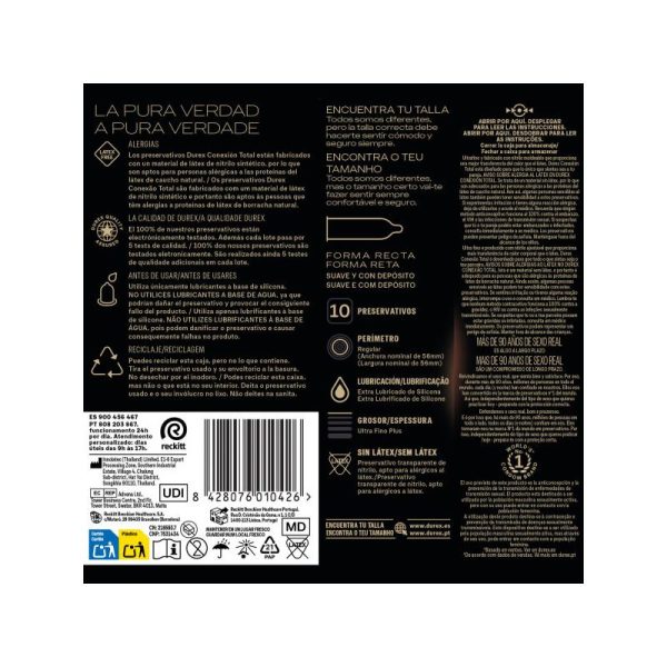 Total Connection Condom XL 10 Units - imagen 5