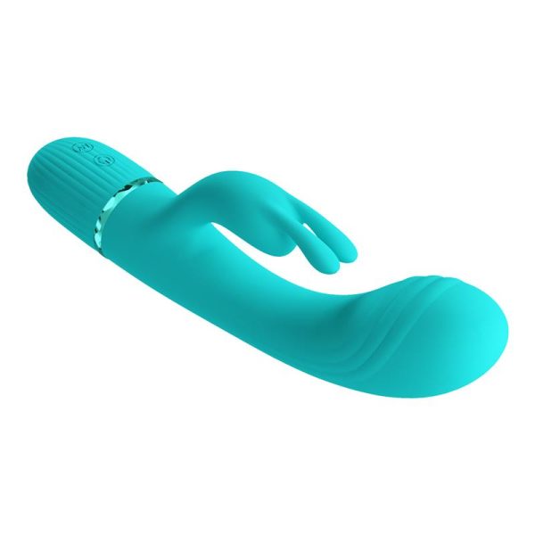 Scocco Vibrador con Rabbit Turquesa - imagen 2