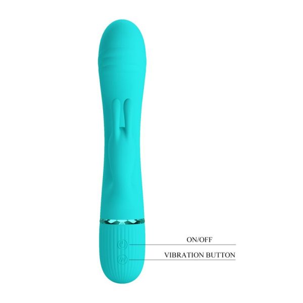 Scocco Vibrador con Rabbit Turquesa - imagen 6