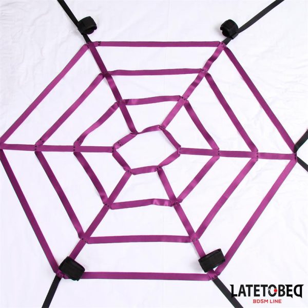 Set de Ataduras para la Cama en Tela de Araña
