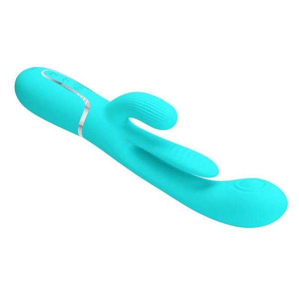 Shania Vibrador con Lengua y Thumping Turquesa - imagen 7