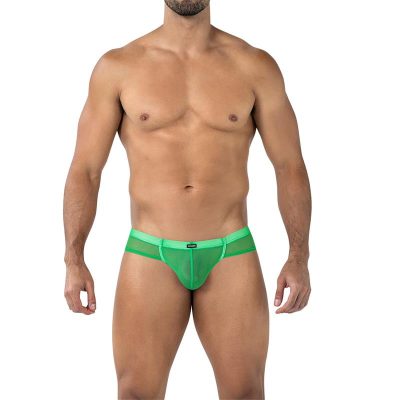 C4MSPX22 Calzoncillo Cheeky Brief Verde