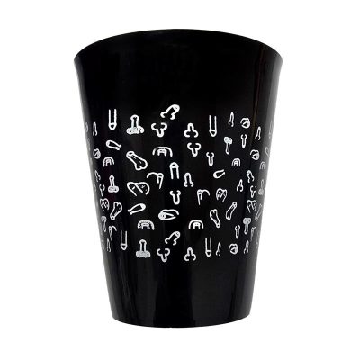 Vaso Plástico Dibujo Penes 500ml