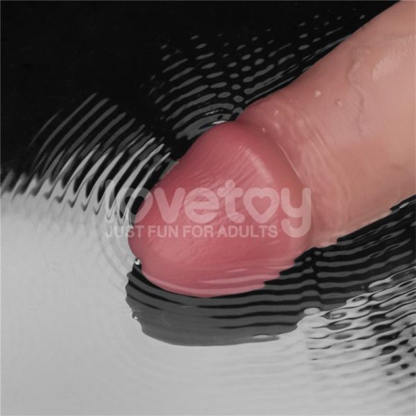 Dildo con Vibración Piel Deslizante Silicona Dual Layer 8 - imagen 4