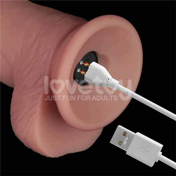 Dildo con Vibración Piel Deslizante Silicona Dual Layer 8.5 - imagen 22