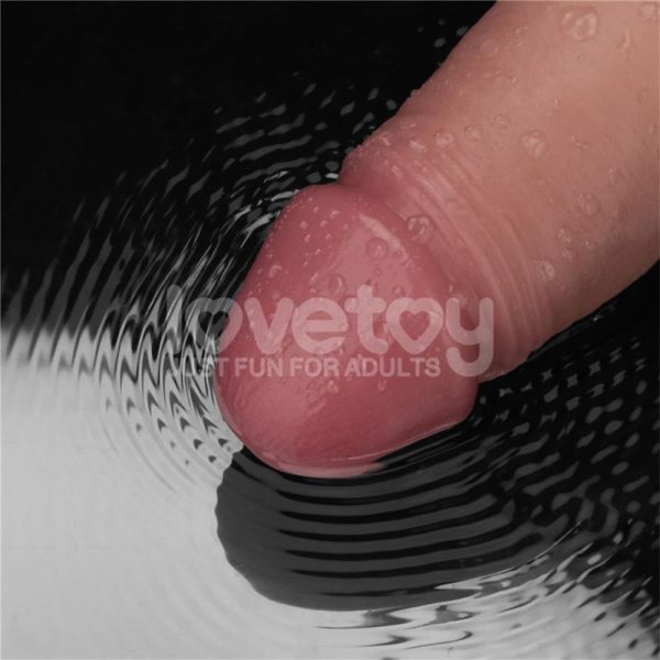 Dildo con Vibración Piel Deslizante Silicona Dual Layer 8.5 - imagen 9