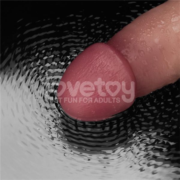 Dildo con Vibración Piel Deslizante Silicona Dual Layer 9 - imagen 2