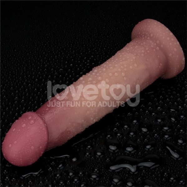 Dildo con Vibración Piel Deslizante Silicona Dual Layer 9 - imagen 16
