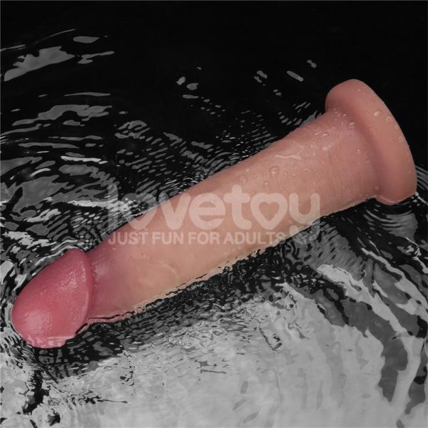 Dildo con Vibración Piel Deslizante Silicona Dual Layer 9 - imagen 21